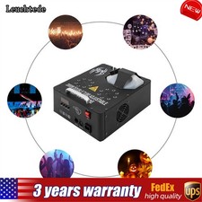 2000W DMX RGB 3in1 16 LED Smoke Machine Stage Lighting Vertical Fog Spray Remote