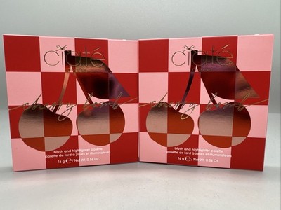 {J11} Ciate London Cherry Bomb Blush And Highlighter Palette - New In Box