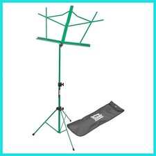 On-Stage SM7122GRB Compact Folding Sheet Music Stand with Bag, Green
