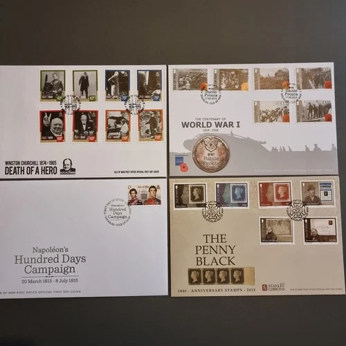 ISLE OF MAN 2015,Complete Year Collection Of FDC'S. 16 in total,all superb