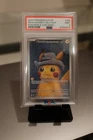 2023 POKEMON SVP POKEMON X VAN GOGH PROMO #085 PIKACHU WITH GREY FELT HAT PSA 9