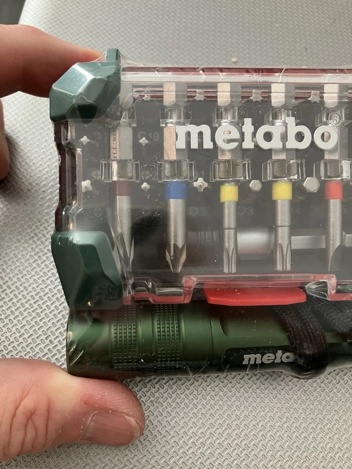 1 Stück Metabo Bit Set BIT-BOX SP 29-TEILIG + MINI FLASH LIGHT 626721000 NEU OVP - Bild 4 von 4