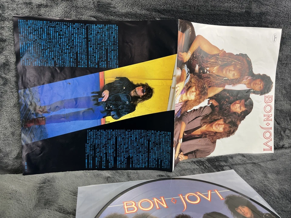 Bon Jovi – Slippery When Wet USA Pressing Limited LP Vinyl Record Pic Disc Rock - Bild 4 von 4