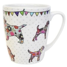 The Caravan Trail Festival Dogs Mug Queens by Churchill China