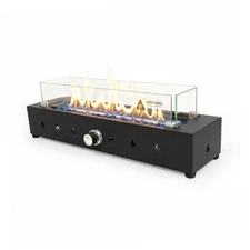 28-Inch Rectangle Fire Pit, 40000BTU Outdoor Propane Fire Pit,