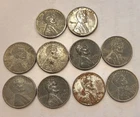 1943 STEEL LINCOLN WHEAT CENT PENNY ROLL (50 coins) STEEL PENNY, good condition