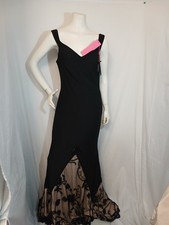 Chic Belle Size 16 Black Evening Dress Gown  Brand New Please Read Description 