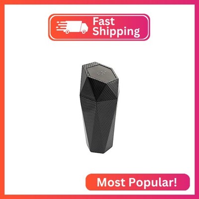 BLAU GRUN Car Trash Can with Lid, Small Leakproof Portable Auto Garbage Can, Min