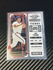 2023 Panini Chronicles Contenders Optic Baseball Jim Thome Card #14 (CL8)