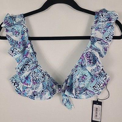 NWT Vilebrequin Women's Underwire Lizzy Bikini Top Sz M MSRP $180