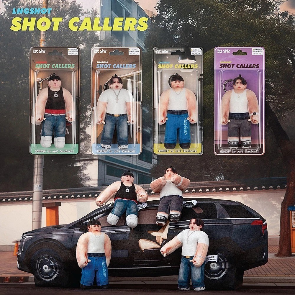 LNGSHOT shot callers キャラクターバージョン オユル LNGSHOT SHOT CALLERS EP Album CHARACTER Ver/QR Card+Key Ring+2