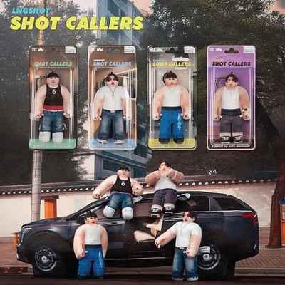 LNGSHOT SHOT CALLERS EP Album CHARACTER Ver/QR Card+Key Ring+2