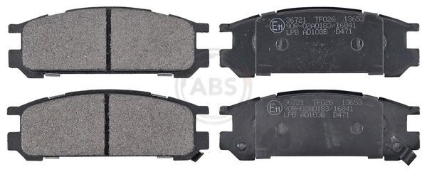 NEU - A.B.S. 36721 Bremsbelagsatz, Scheibenbremse Passend FüR Subaru-image