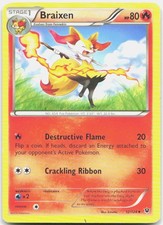 Braixen 12/124 Uncommon Fates Collide Pokemon MP