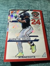 2025 Panini Prospect Edition Quentin Young Red Ice Prizm Parallel - Minnesota