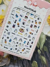 Studio Ghibli My neighbor Totoro nail stickers mixed of cat bus jiji cat sticker