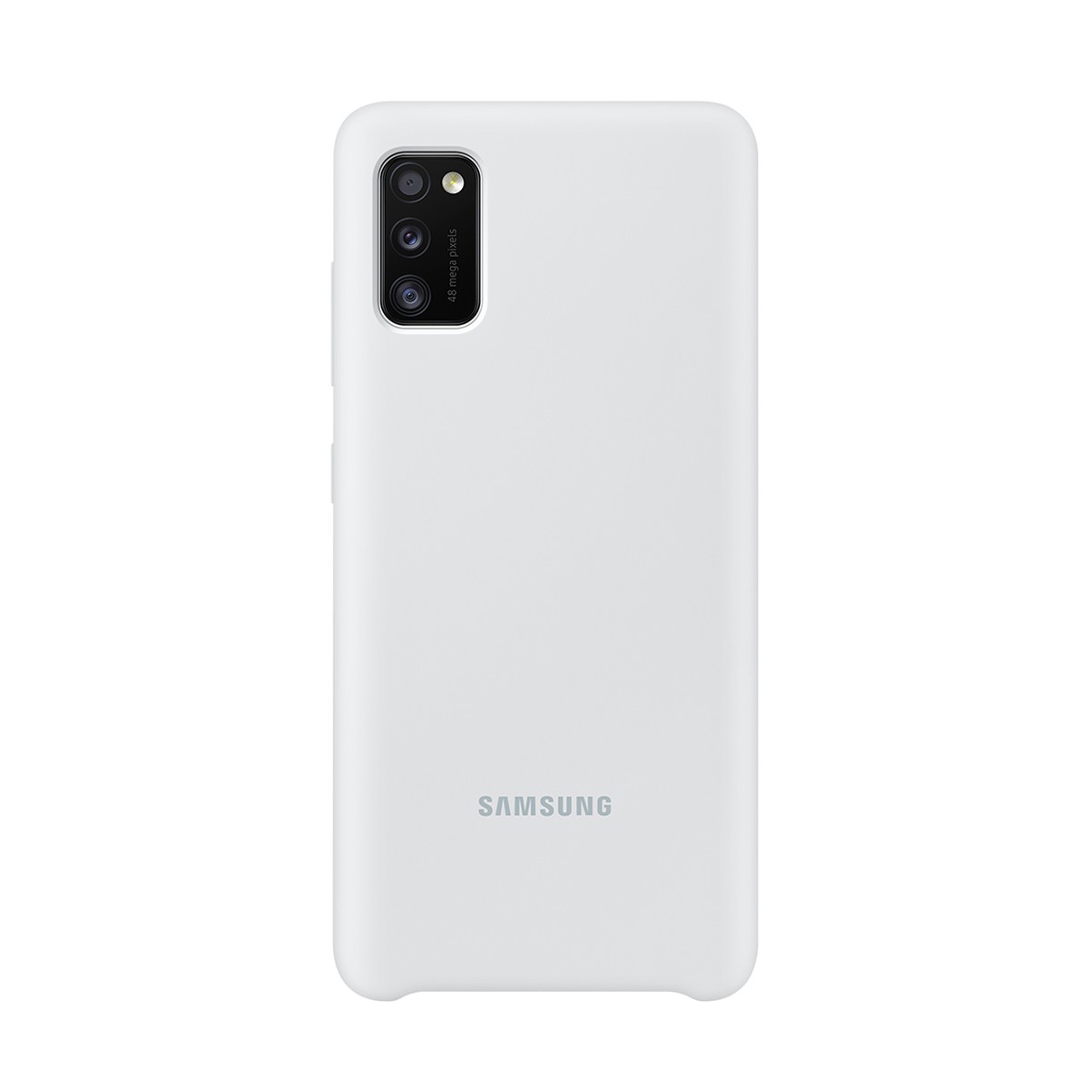 Coque Galaxy A41 silicone blanc au design minimaliste et finitions premium