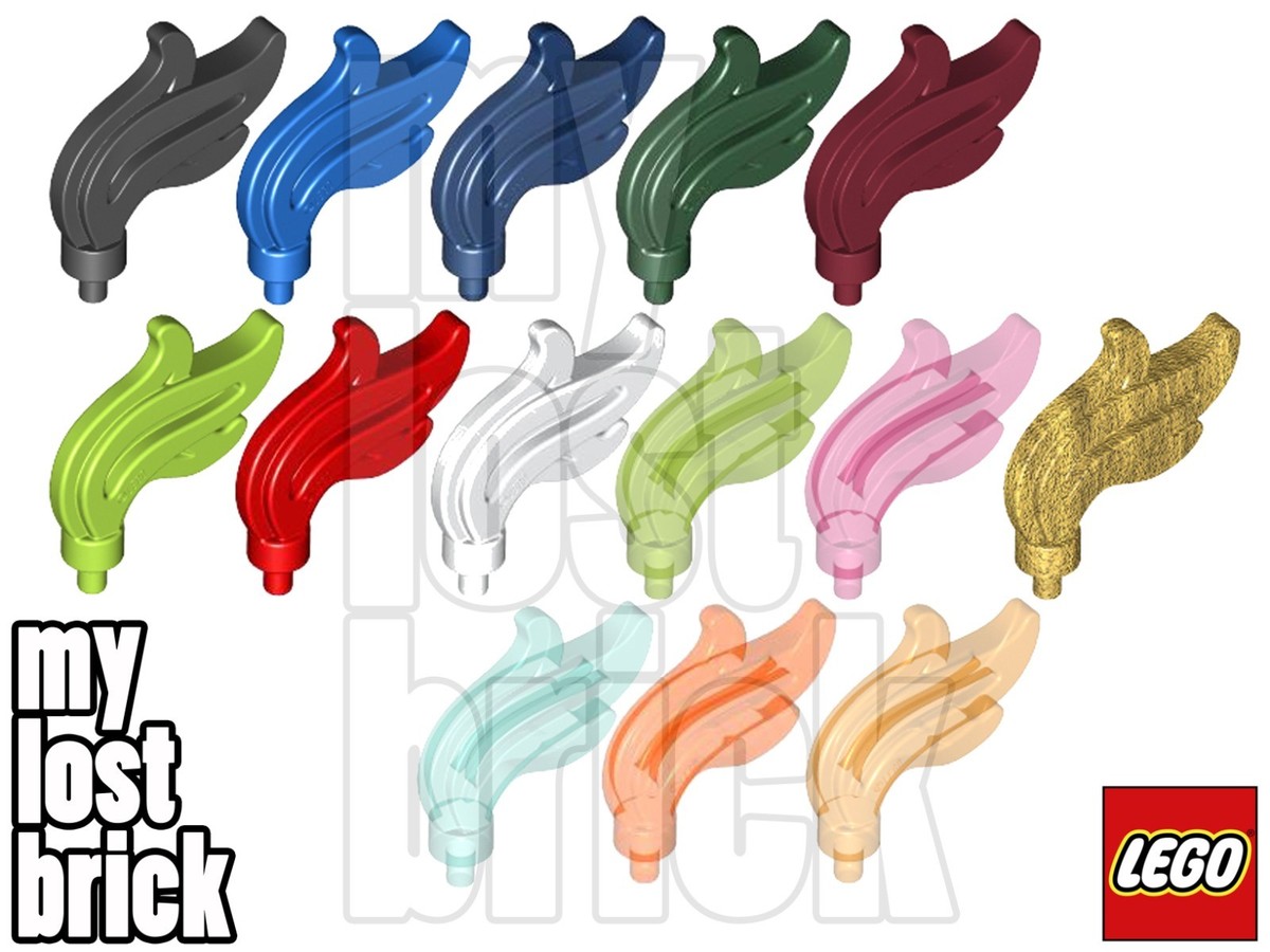 ひろ出品 LEGO - Part 64647 - Plume Feather / Flame + NEW + SELECT COLOUR