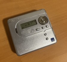 Sony Walkman Minidisc Player MZ-NH600D Works - Missing Front Display Cover Plate