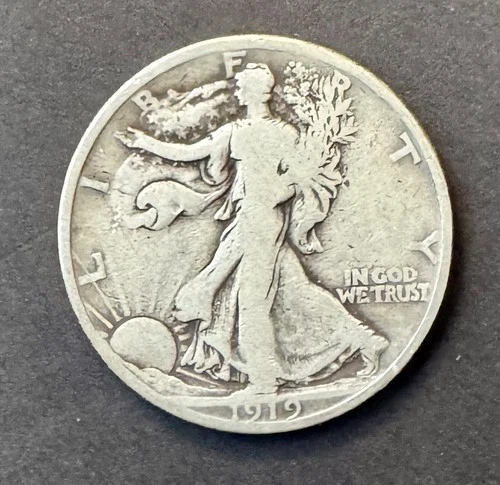 1919 Walking Liberty Half Dollar - Good Condition
