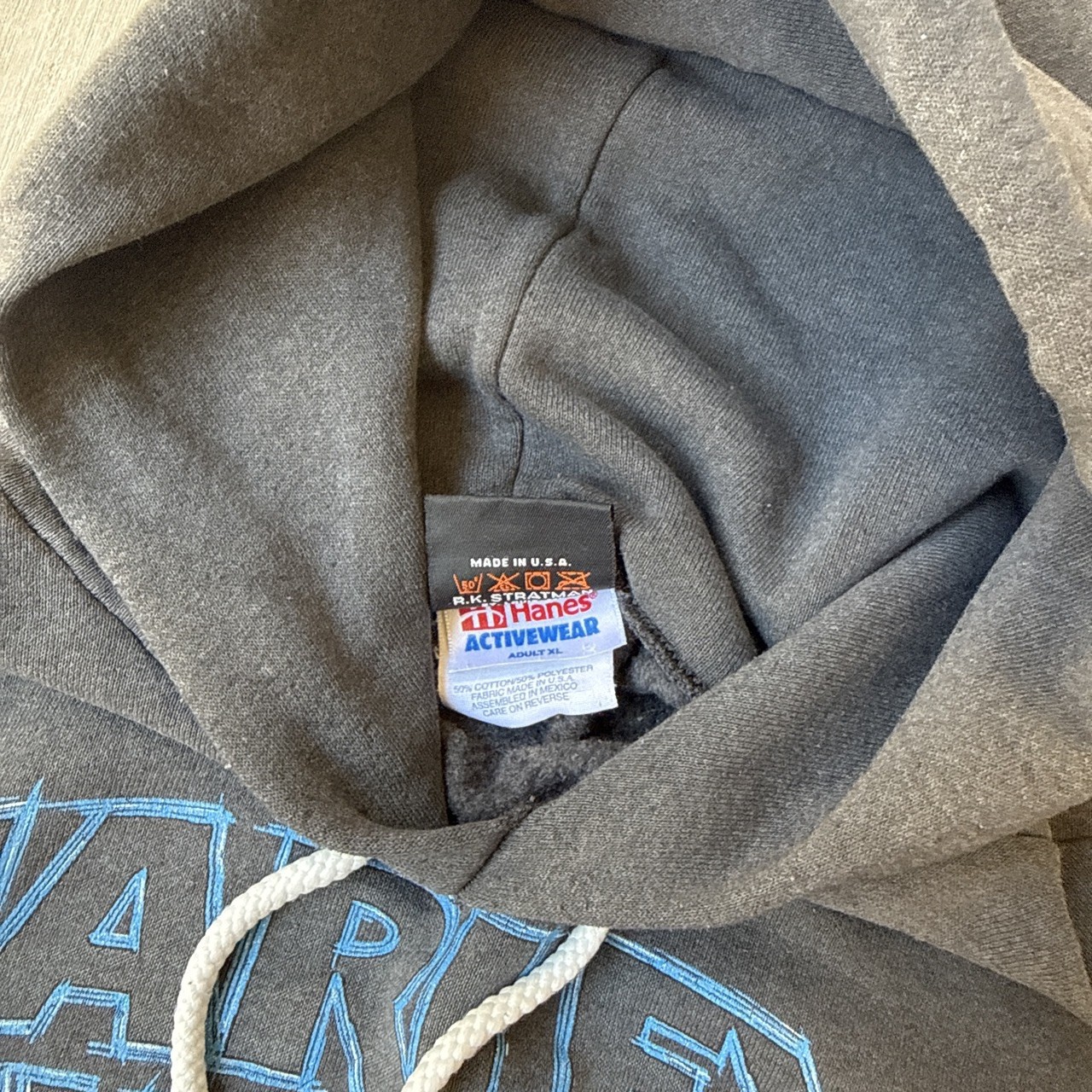 Rare Vintage 90's Harley Davidson Flame Sleeve Hoodie… - Gem