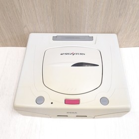 SEGA SATURN white console bundle with Virtua gun controller & 3 games Japanese