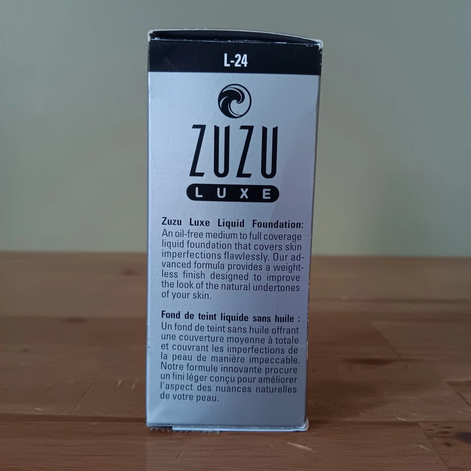 ZUZU LUXE Oil-Free Liquid Foundation 18 Shade L-24 - 2 Boxes- Brand NEW - Image 3 of 4