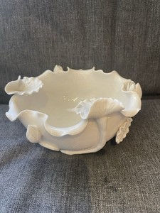 Chinese Blanc De Chine porcelain Bowl. Made In Hong Kong.  Fujian Province 