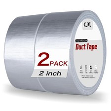 2 Pack Duct Tape Heavy Duty Waterproof Silver Duct Tape 40 Yards X 2 Inch Strong