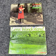 Canon AE-1 Program SLR Camera 1982 Instruction Manual and FD Lens Guide Book