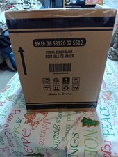 New Portable Ice Maker Black Bullet Style Ice Machine In Box