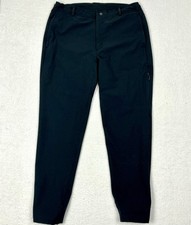 Mack Weldon Radius Flex Black Joggers Performance Golf Pants Mens L