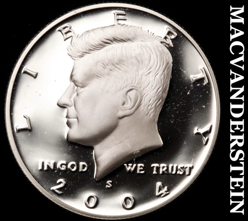 2004-S Kennedy Half Dollar- Silver Choice Gem Proof Luster No Reserve #i3563