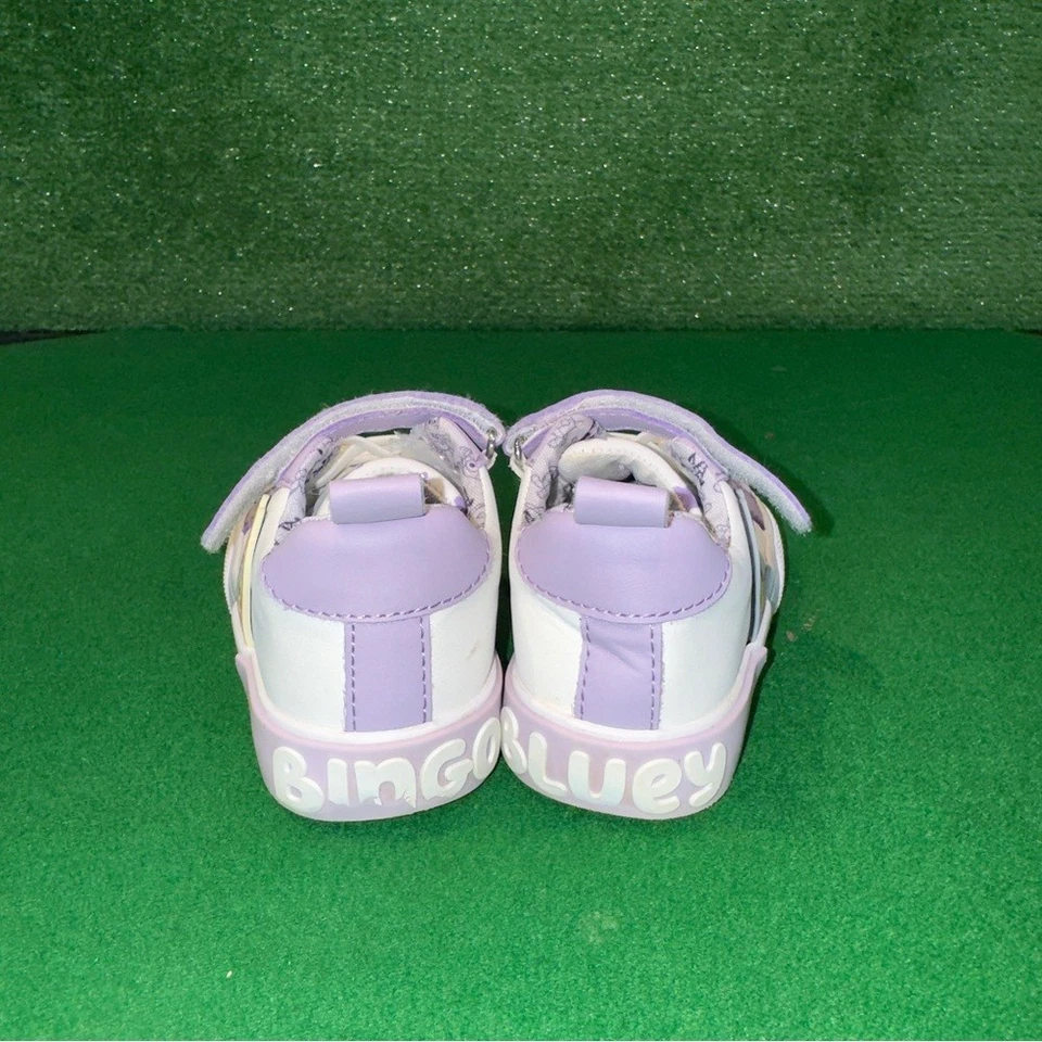 Zapatillas bajas azules para niñas púrpura blanco niño talla 9C Foto 4 de 4