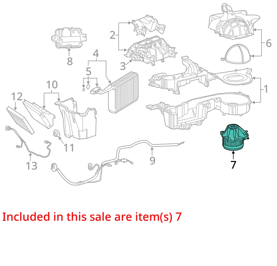 Motor soprador CA 2010 Dodge Challenger aquecedor fabricante de equipamento original 101K milhas - LKQ365096214 - Imagem 4 de 4