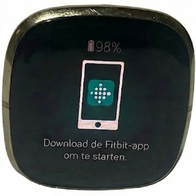 Fitbit Sense Smartwatch Soft Gold Stainless Steel GPS Heart Rate Monitor Watch