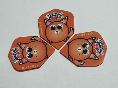 Peeru Target   - Comic  - Dart Flights - Set ( 3 Stück) (R4C)