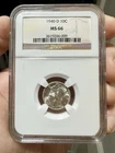 1940-D MERCURY DIME NGC MS66