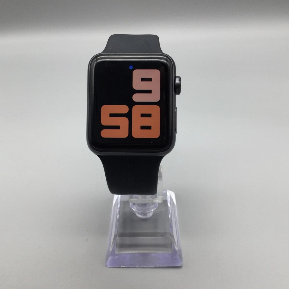 Apple Watch Series 3 Smart Watch Unisex 36mm Black LOCKED FOR PARTS REPAIR - Image 2 of 4