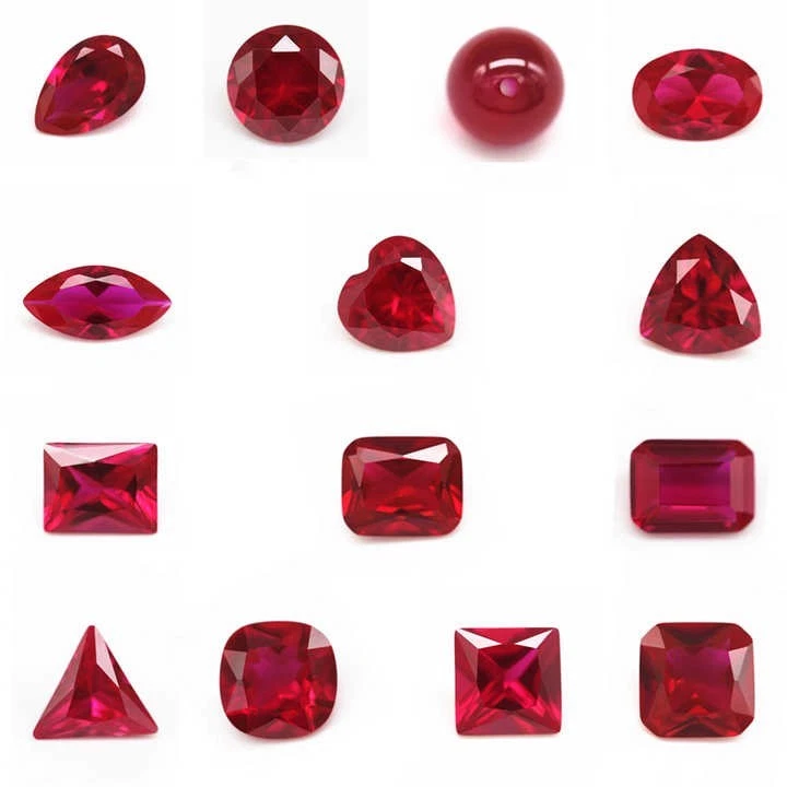 Synthetic Ruby Marquise Fine Cut AAA Loose Gemstone For Assorted Jewelry - Image 4 of 4