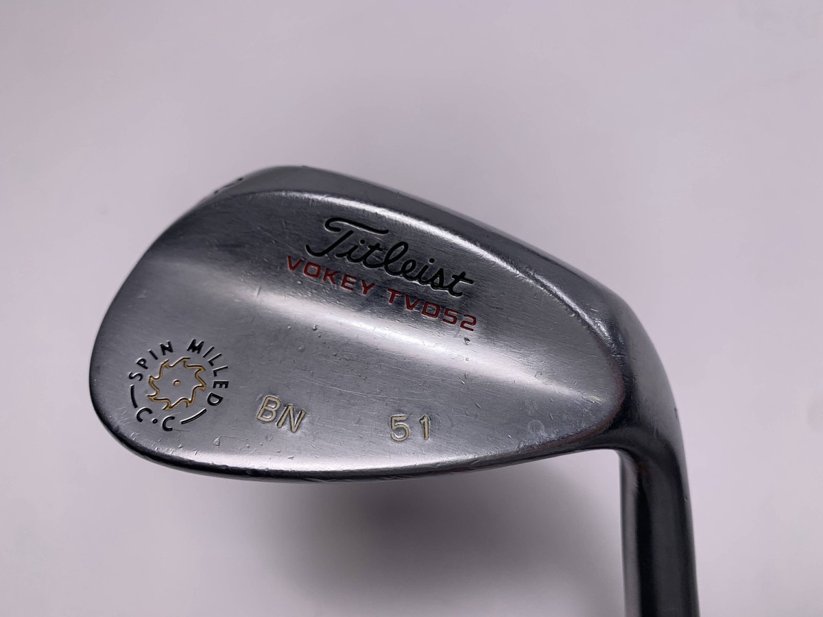 Titleist Vokey TVD Chrome Wedge 52* M-Grind True Temper DG Titleist Vokey TVD Chrome Wedge 52* M-Grind True Temper DG