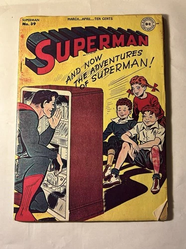 Superman #39 (1946) – Vintage DC Comic - Low Grade