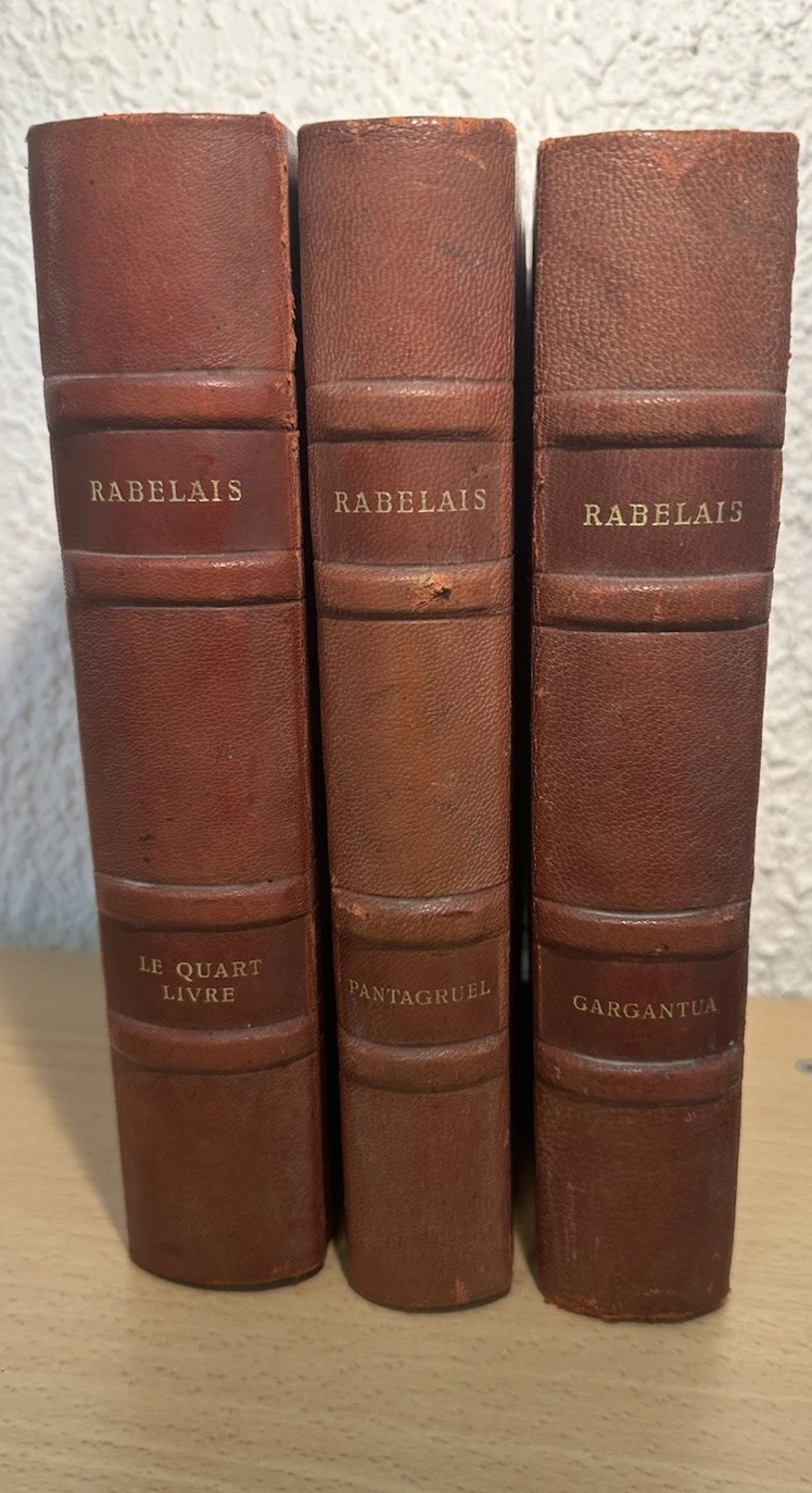 Collection De 3 Livres Rabelais Le Quart Livre Pantagruel Et Gargantua