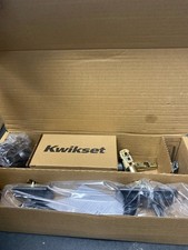 Kwikset 800AVHLIP-514S Avalon Keyed Entry Handleset - Matte Black
