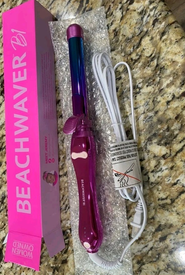 Beachwaver X Jeremy B1 Rotating Curling Iron |" Automatic Hair Curler