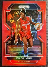2022 Panini Prizm WNBA Kia Vaughn Red Prizm /199 #98 Dream