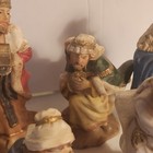 Vintage Resin Nativity Scene Hand Painted 6 Pieces — photo 4