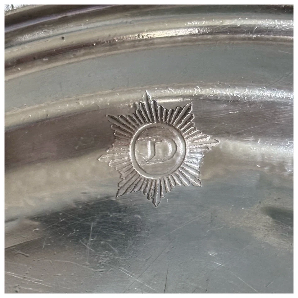 Vintage Silver Plate 10” Platter “Diplomat Hotel” - Image 4 of 4