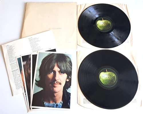 The Beatles - White Album UK 1970 Apple Records Numbered Repress Double LP