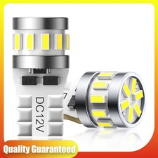 2 Pack 194 T10 LED White Light Bulb Map Dome Door Trunk License Plate Light